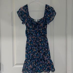 Floral, short summer dress.